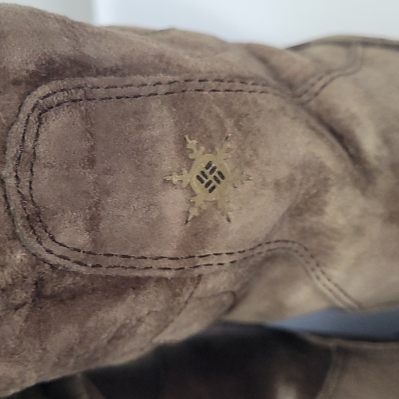 COLUMBIA LAVELA BROWN FAUX FUR SUEDE WATERPROOF THINSULATE WINTER BOOTS 11 - Picture 7 of 16